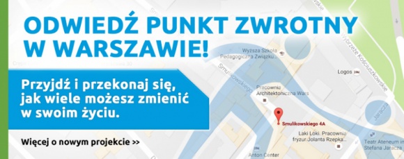 Projekt dla młodzieży z Mazowsza - Punkt Zwrotny LIFESTYLE, Kariera - Minął rok od uruchomienia Punktu Zwrotnego - miejsca, w którym młode osoby, będące w kryzysie uzyskują pomoc pedagogiczną, psychologiczną, socjalną i rozpoczynają pracę zawodową. Projekt PUNKT ZWROTNY swą opieką oraz wsparciem objął już ponad 30 osób.
