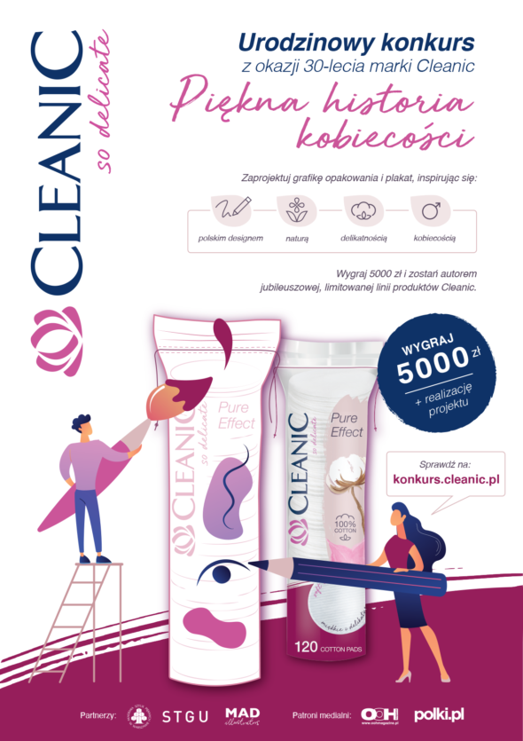 KV_konkurs_Cleanic Piękna historia kobiecości. Konkurs dla grafików, projektantów, plakacistów, ilustratorów i designerów